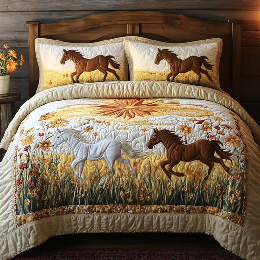 Sunny Prairie 3-Piece Quilted Bedding Set NCU0NNL153