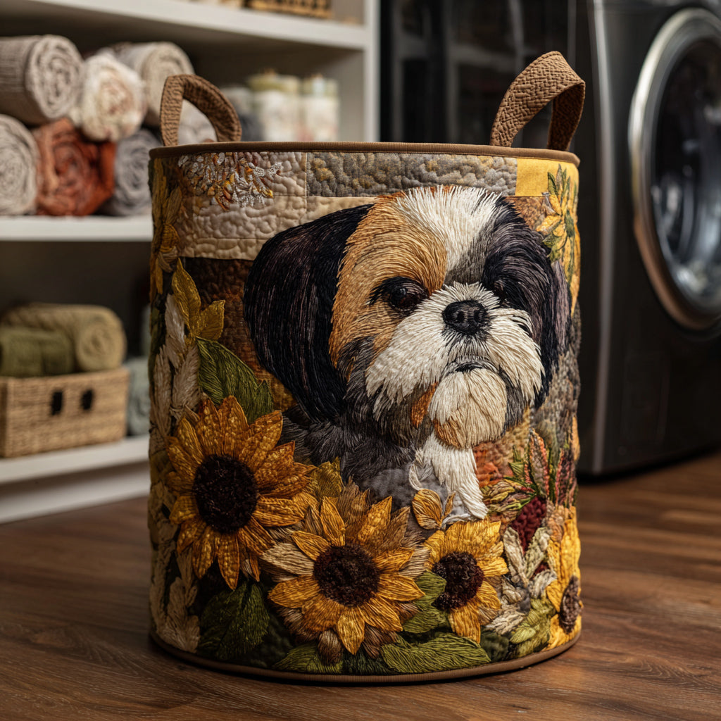 Sunny Shih Tzu Quilted Table Runner NCU0HNH712