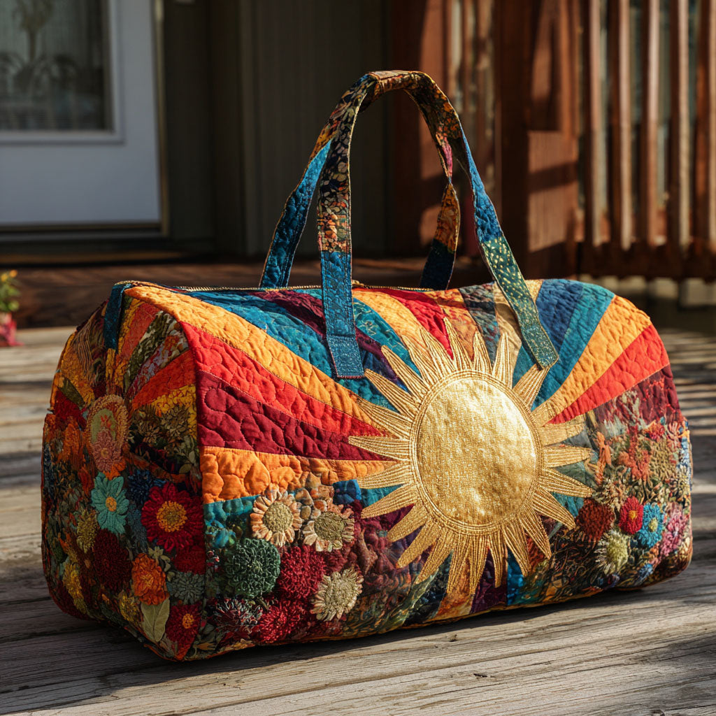 Sunrise Bloom Quilted Duffle Bag NCU0DDK2416