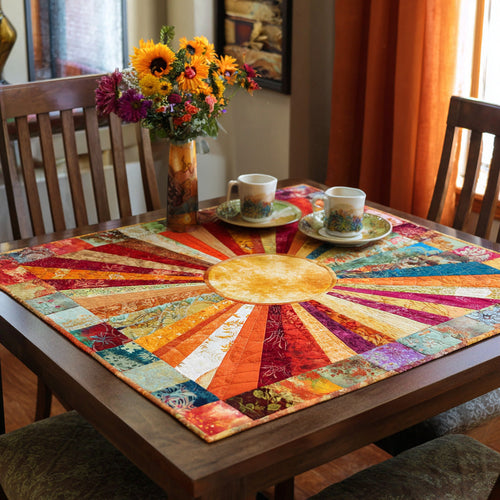 Sunrise Meadow Quilted Table Topper NCU0PVL449