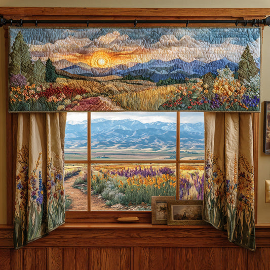 Sunrise Meadows Quilted Valance NCU0PVL468