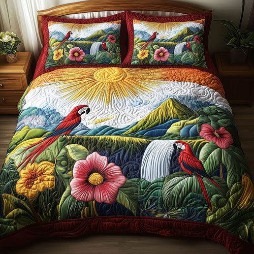 Sunrise Over the Tropics Duvet Cover Set NCU0PTT364