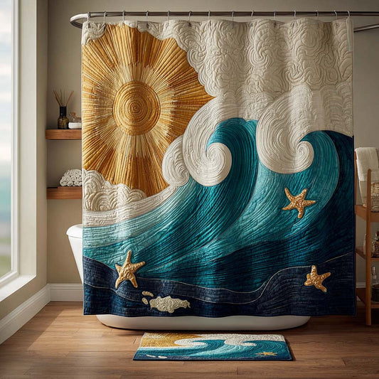 Sunrise Sea Symphony Shower Curtain NCU0DQQ0391