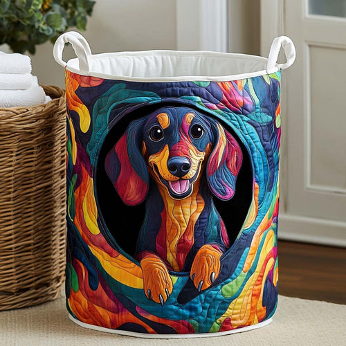Sunset Dach Glow Quilted Laundry Basket NCU0NXD148