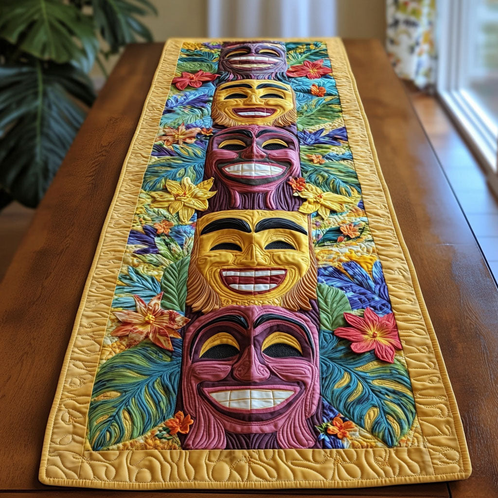 Sunset Faces Quilted Table Runner NCU0PTT375