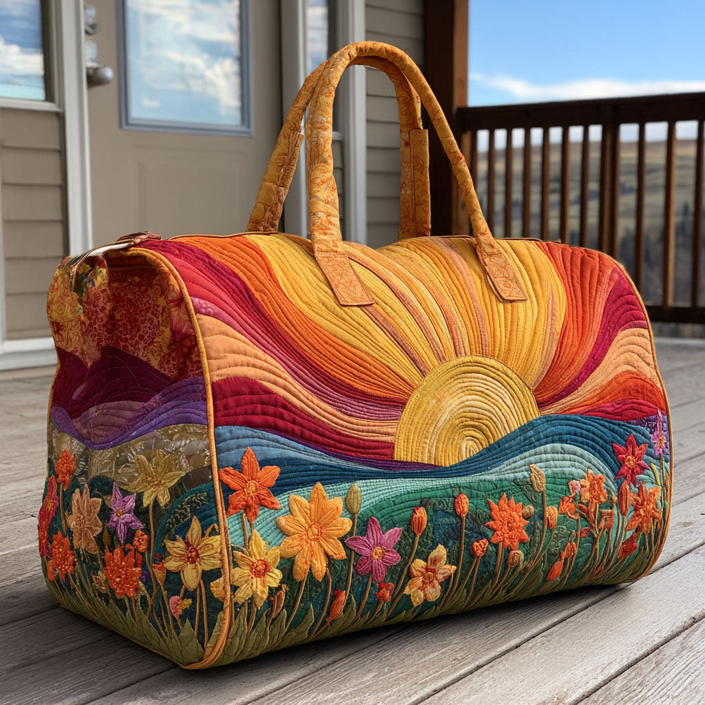 Sunset Garden Quilted Duffle Bag NCU0DDK2418