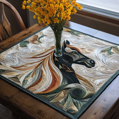 Sunset Horse Quilted Table Topper NCU0DDK552