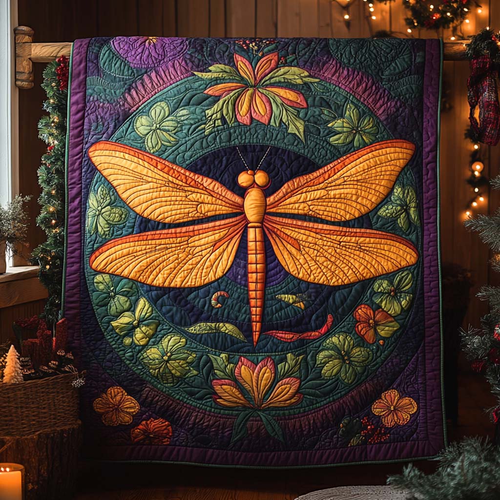 Sunset Meadow Flight Quilted Blanket NCU0NXD833