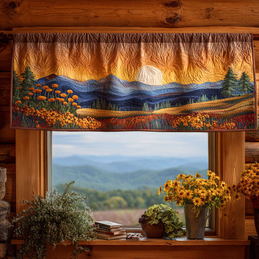 Sunset Pathway Quilted Valance NCU0PTT1160