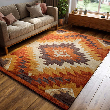 Sunset Pueblo Star Area Rug NCU0NXD1376