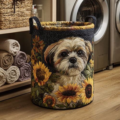 Sunset Shih Tzu Quilted Table Runner NCU0HNH713