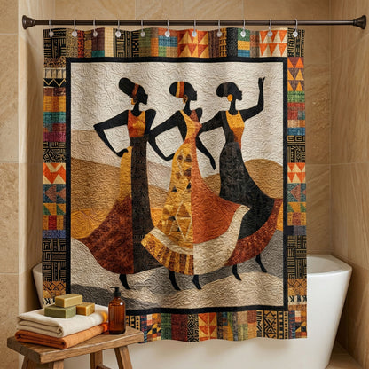 Sunset Sisters Shower Curtain NCU0NNT3101