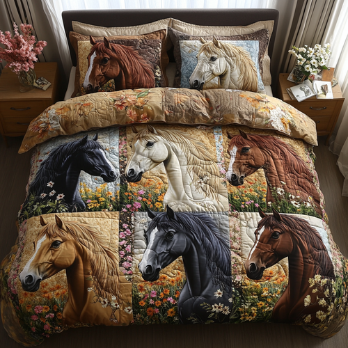 Sunset Stallion Duvet Cover Set NCU0DV254
