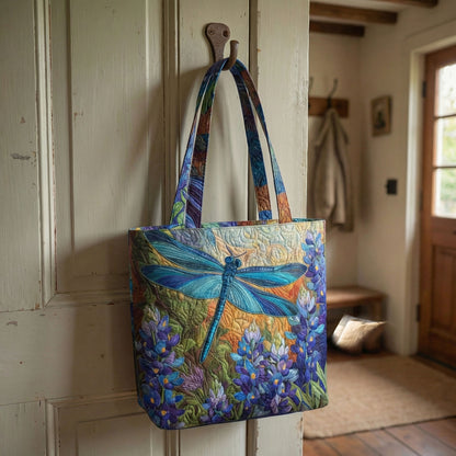 Sunset Stitch Quilted Zipper Tote Bag SN0PT004