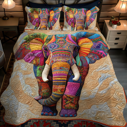 Sunset Strider 3-Piece Quilted Bedding Set NCU0DK933
