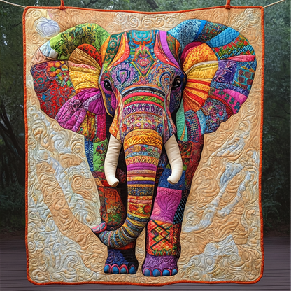 Elephant Quilted Blanket NCU0VT50