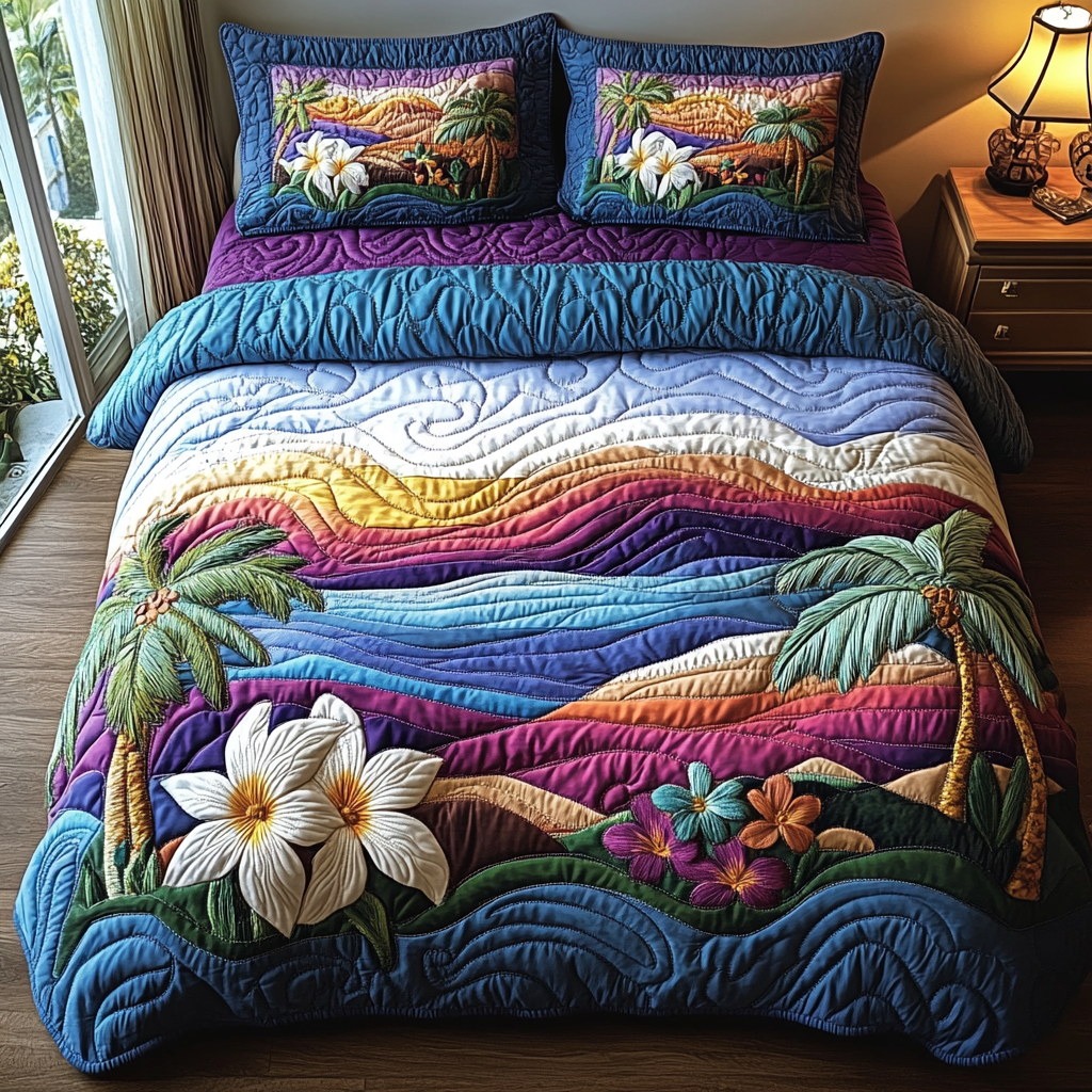 Sunset Tide Duvet Cover Set NCU0DV299