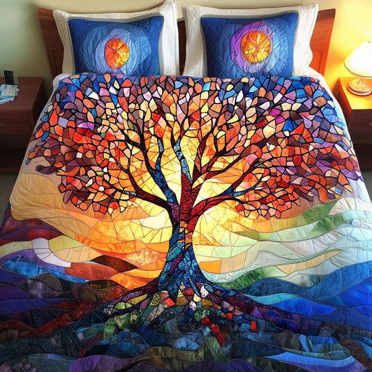 Sunset Tree Duvet Cover Set NCU0NNT576