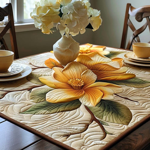 Sunshine Blossom Quilted Table Topper NCU0DQQ101