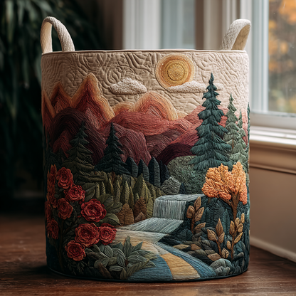 Sunshine Valley Quilted Laundry Basket NCU0DDK1278