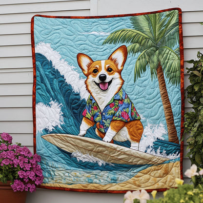 Surf Pup Style Quilted Blanket NCU0NNT682