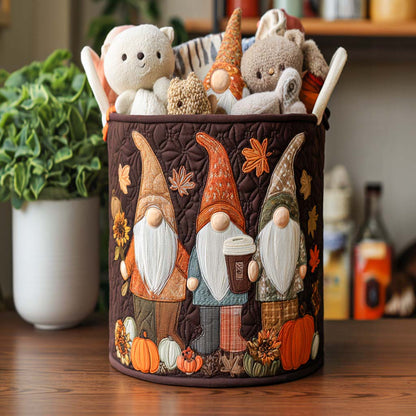 Sweater Gnome Weather Quilted Laundry Basket NCU0NNT1378
