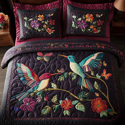 Sweet Harmony 3-Piece Quilted Bedding Set NCU0NNT1989