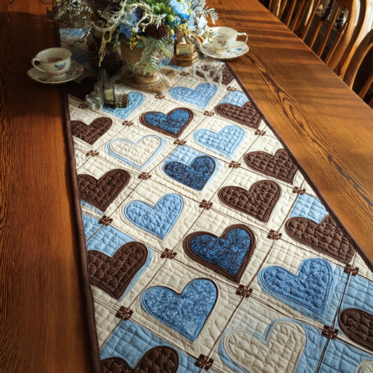 Sweet Home Sentiments Quilted Table Runner NCU0PTT2783