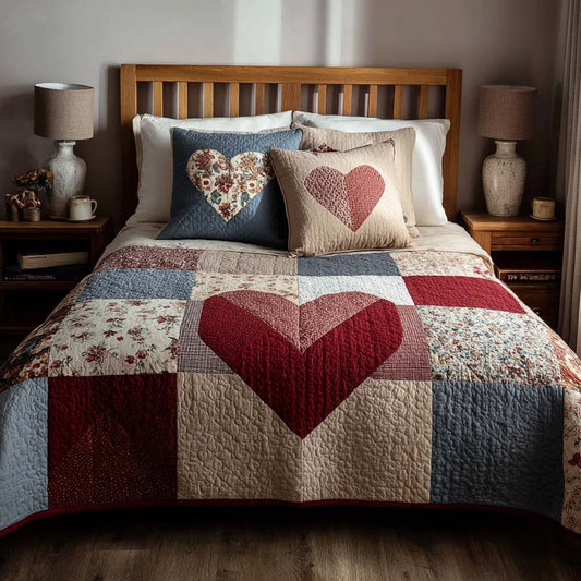 Sweet Keepsake 3-Piece Quilted Bedding Set NCU0DQQ0262