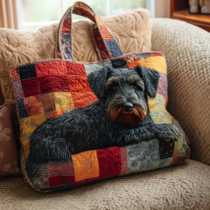 Sweet Schnauzer Dreams Quilted Tote Bag NCU0PTT2045