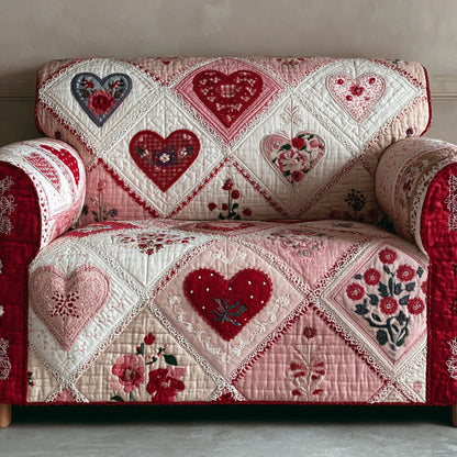 Sweetheart Garden Quilted Sofa Cover NCU0LDH199