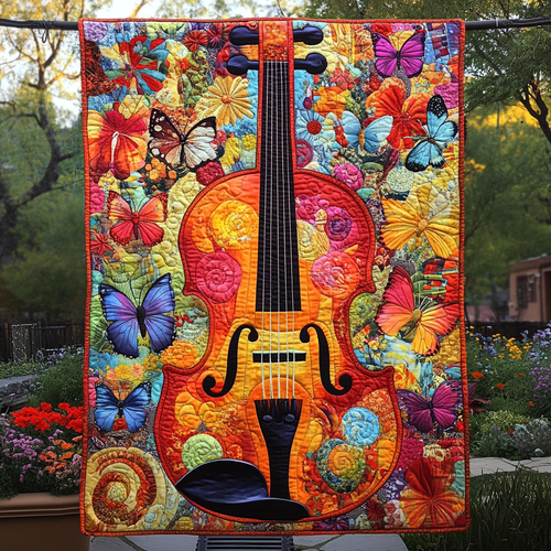 Symphony of Colors Quilted Blanket NCU0DK586