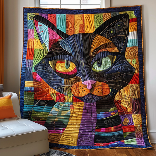 Tabby Tapestries Quilted Blanket NCU0DK393