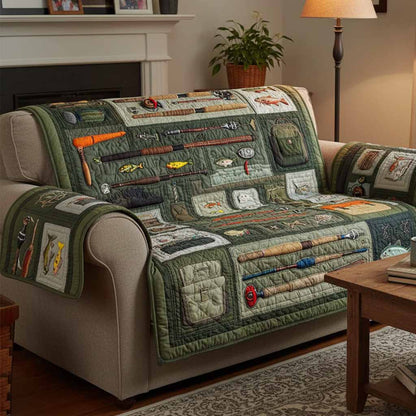 Tackle Patch Quilted Sofa Cover NCU0NXD1474