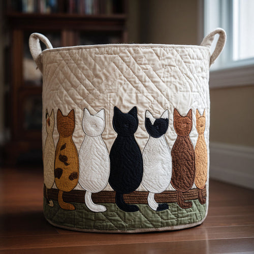 Tail-End Tales Quilted Laundry Basket NCU0PTT1902