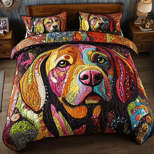 Tail Wag 3-Piece Quilted Bedding Set NCU0PVL309