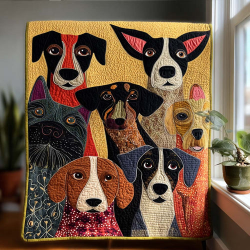 Tail Wag Tales Quilted Blanket NCU0PTT1570