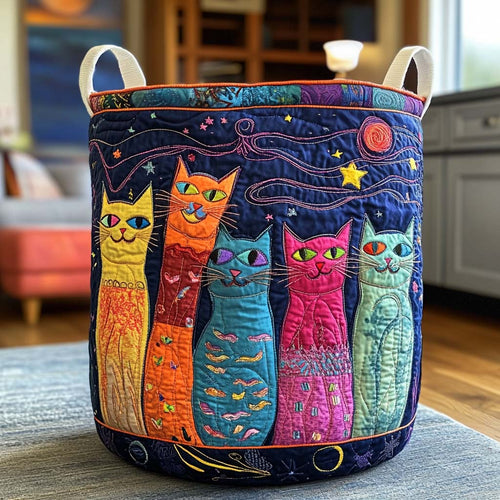 Tail Wags Quilted Laundry Basket NCU0NNT2273