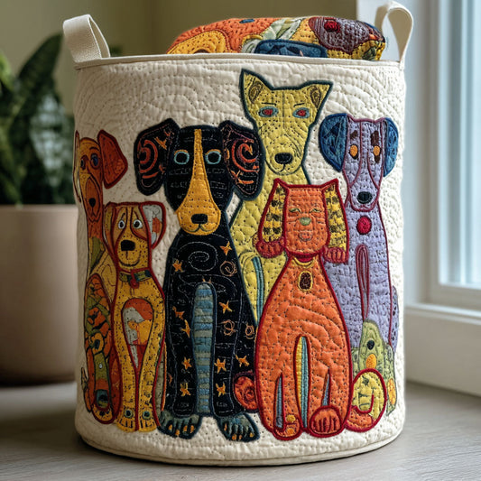 Tailspin Dreams Quilted Laundry Basket NCU0PTT1434