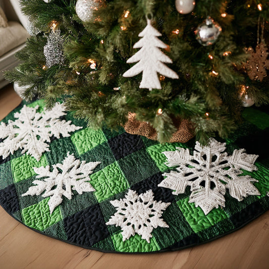Tartan Joy Christmas Quilted Tree Skirt NCU0NTD1144