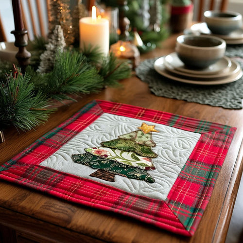 Tartan Melody Quilted Table Topper NCU0NTV132