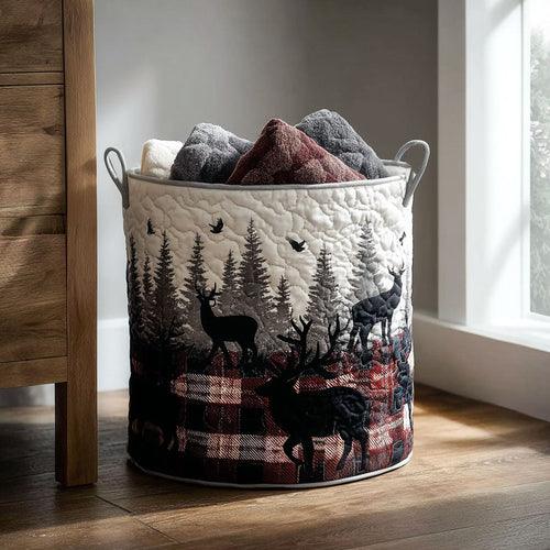 Tartan Trail Spirit Quilted Laundry Basket NCU0PTT1912