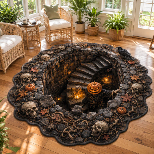 Terror Portal Custom Shape Area Rug NCU0NTD2202