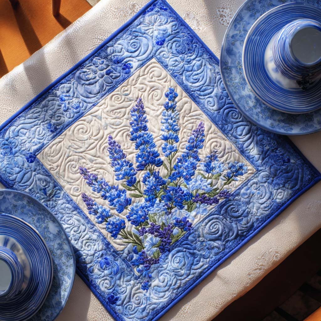 Texas Blue Haze Quilted Table Topper NCU0NNT1299