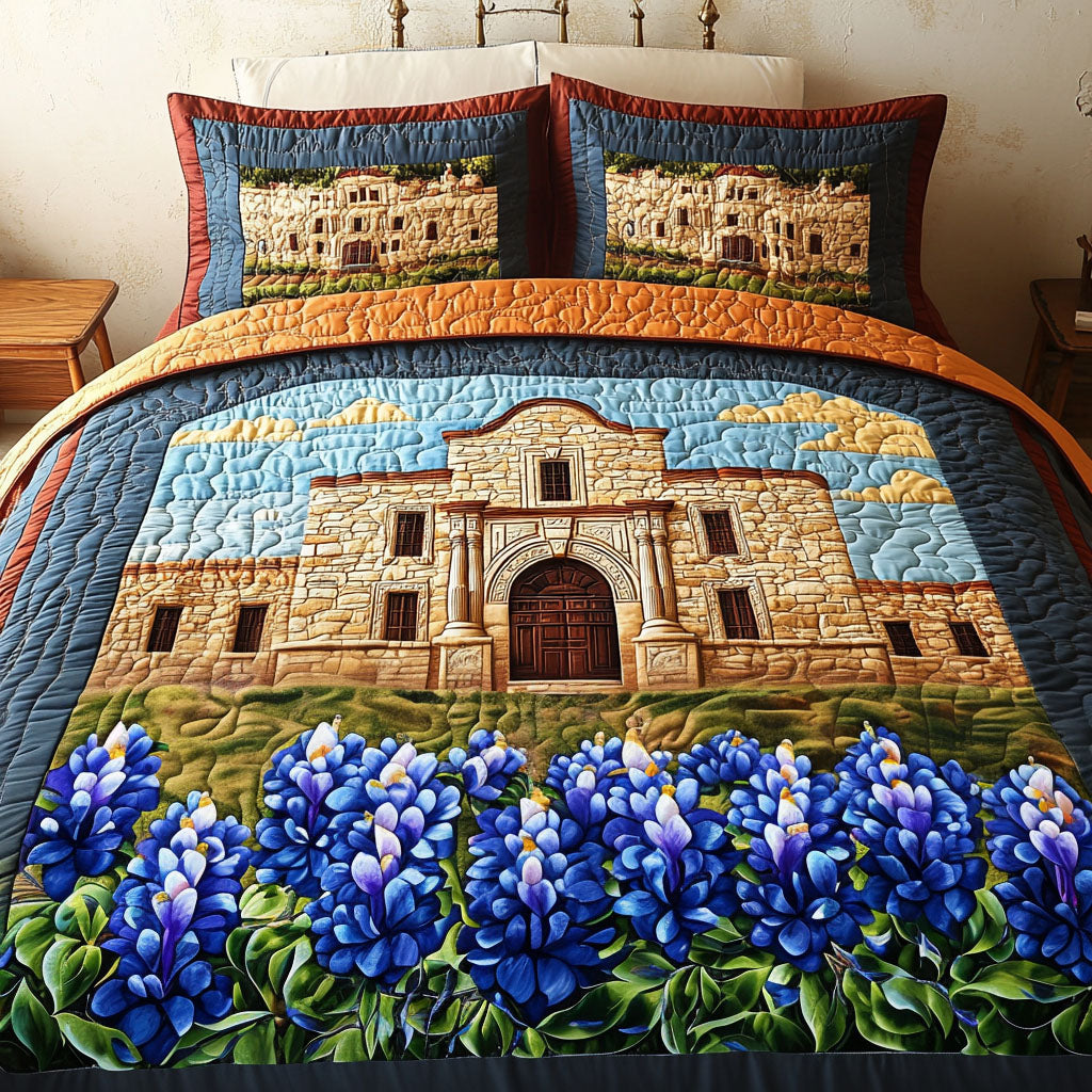 Texas Bluebonnets Duvet Cover Set NCU0NNT512