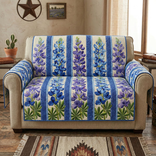 Texas Wildflower Quilted Sofa Cover NCU0NTD1713