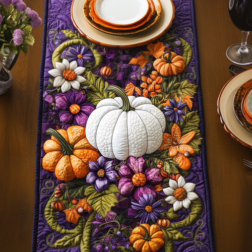 Thankful Hearts Quilted Table Runner NCU0NNT1171