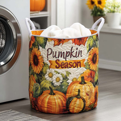 Thankful Days Quilted Laundry Basket NCU0NNT1068