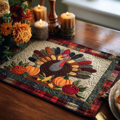 Thankful Glow Quilted Place Mat NCU0PTT1607