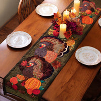 Thankful Hearts Quilted Table Runner NCU0PTT1484